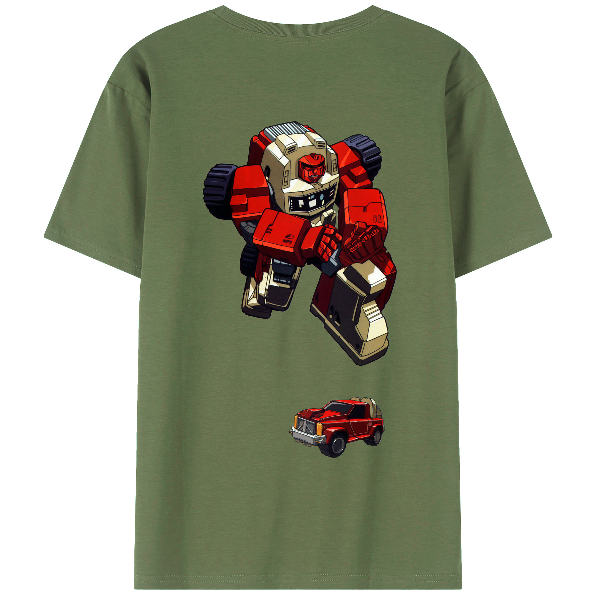 （画像用）  綿100％ メンズ半袖Tシャツ（バックプリント） 通気性
